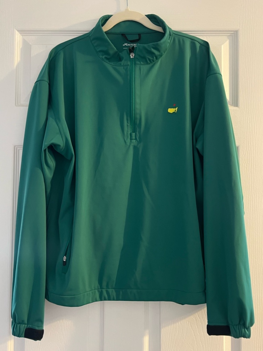 Masters Tech Green Zip-Front Golf Jacket